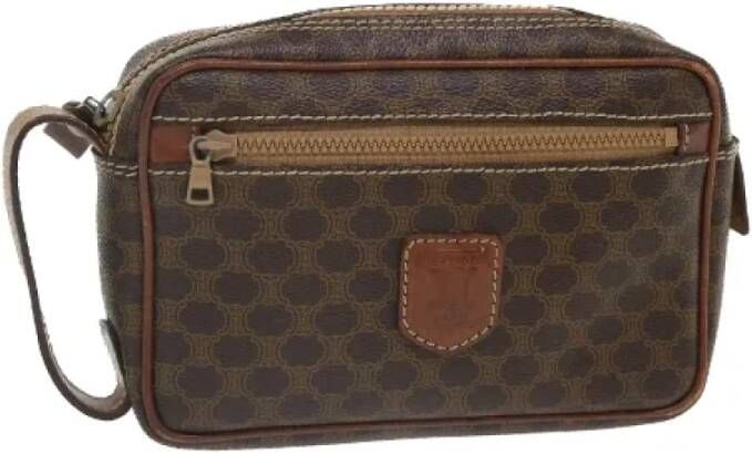 Celine Vintage Pre-owned Canvas celine-bags Bruin Dames