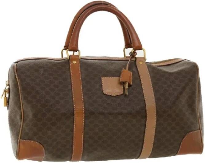 Celine Vintage Pre-owned Canvas celine-bags Bruin Dames