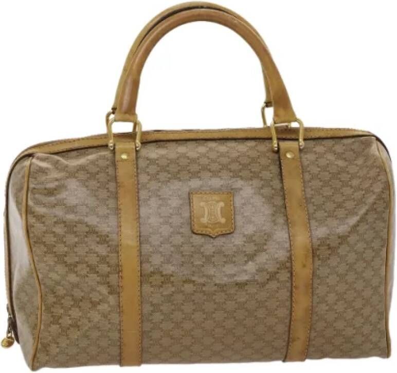 Celine Vintage Pre-owned Canvas celine-bags Bruin Dames