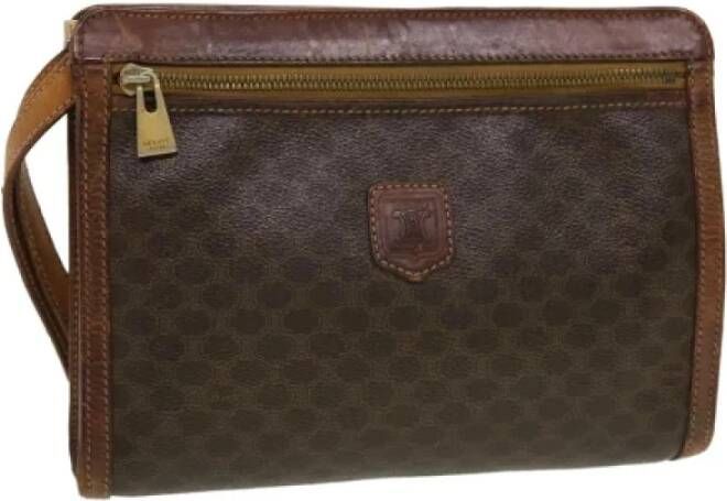 Celine Vintage Pre-owned Canvas celine-bags Bruin Dames