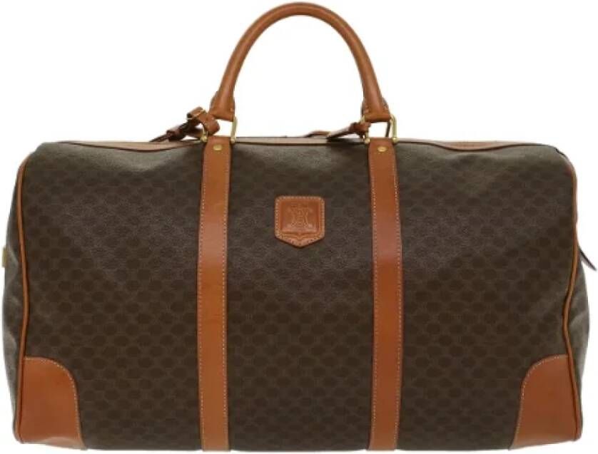Celine Vintage Pre-owned Canvas celine-bags Bruin Dames