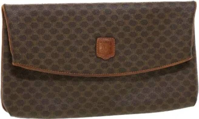 Celine Vintage Pre-owned Canvas celine-bags Bruin Dames