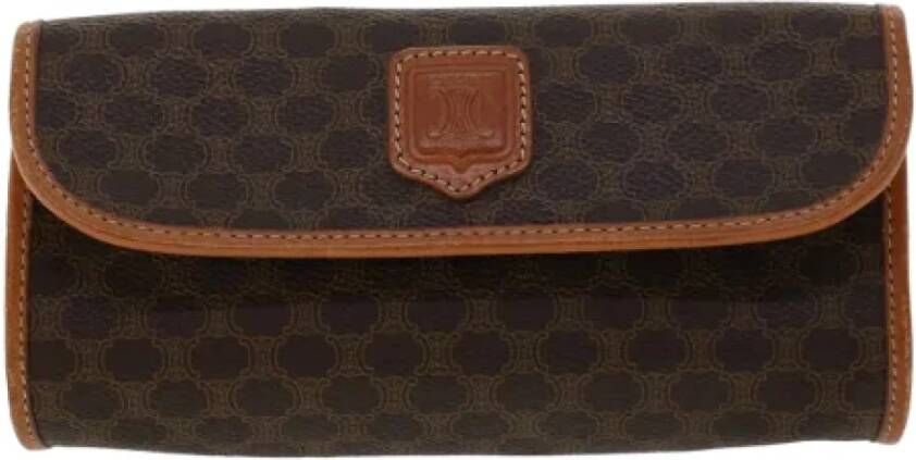 Celine Vintage Pre-owned Canvas celine-bags Bruin Dames