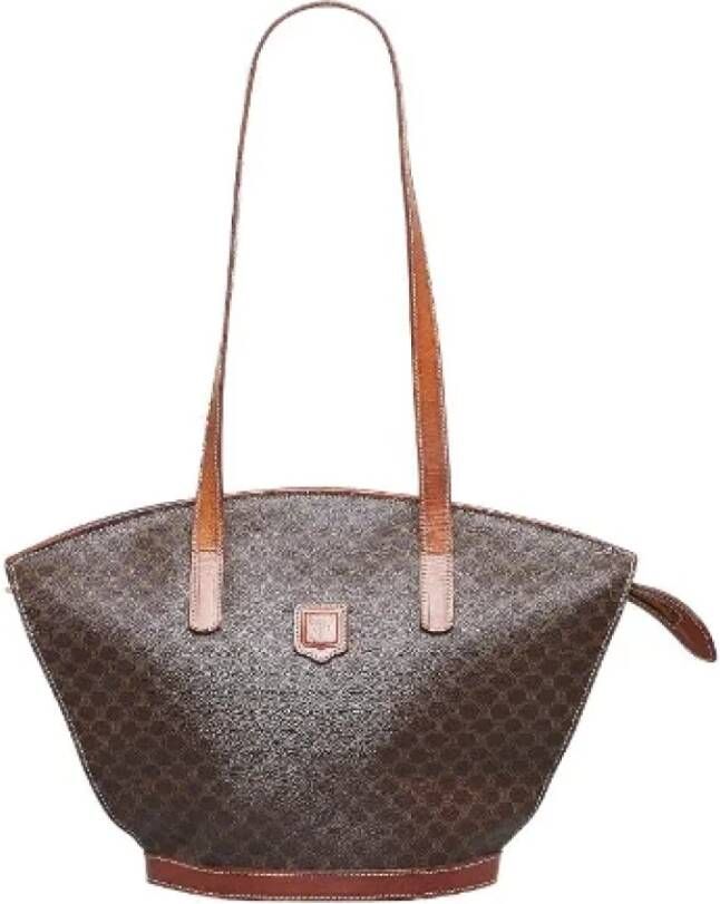 Celine Vintage Pre owned Canvas celine bags Bruin Dames