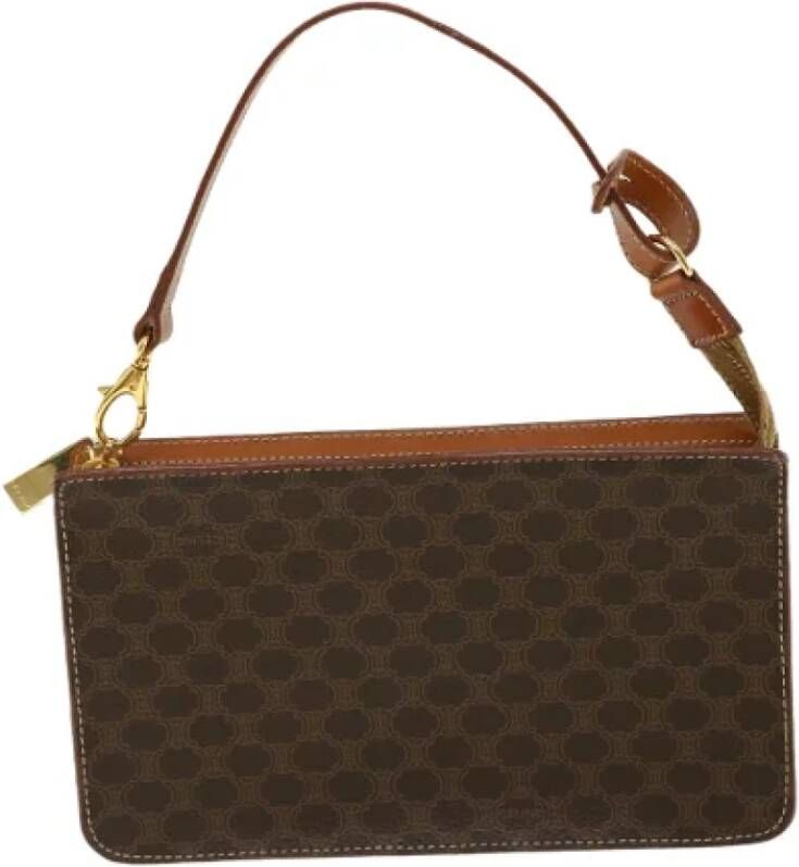 Celine Vintage Pre-owned Canvas celine-bags Bruin Dames