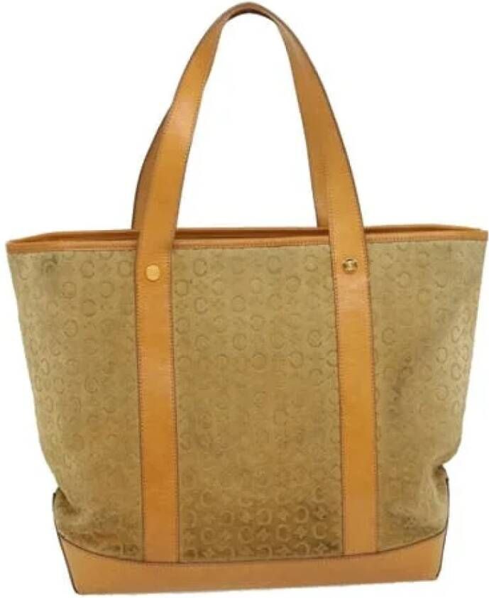 Celine Vintage Pre-owned Canvas totes Beige Dames