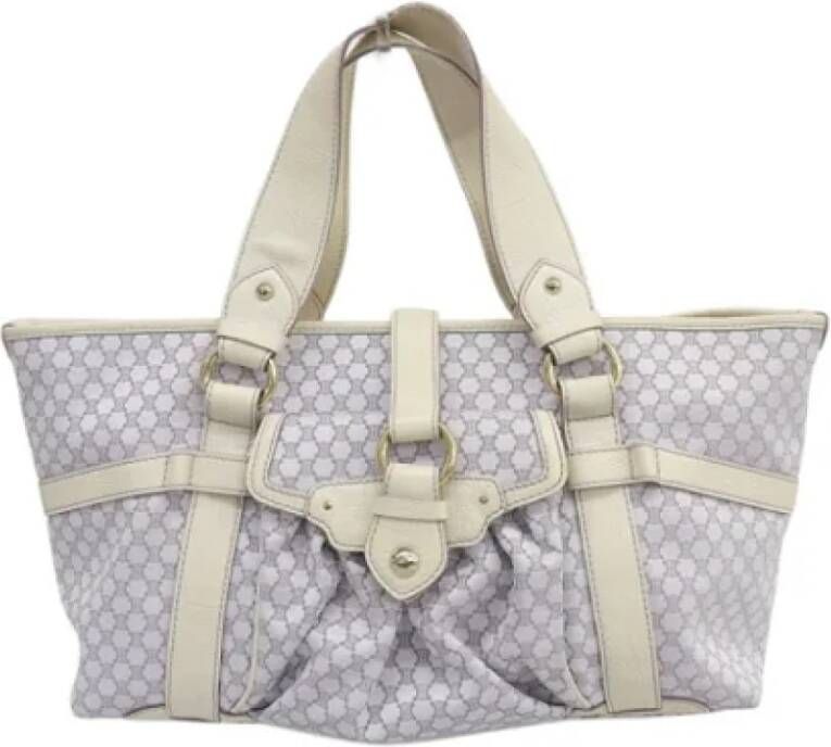 Celine Vintage Pre-owned Canvas totes Paars Dames