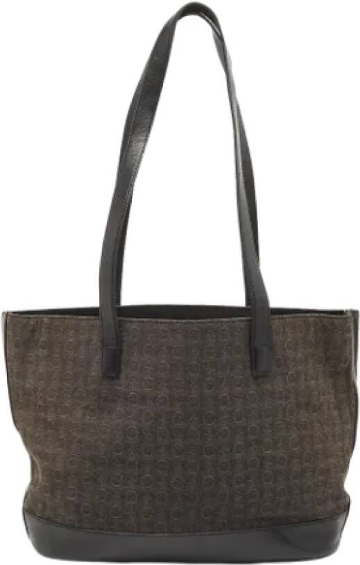 Celine Vintage Pre-owned Canvas totes Zwart Dames