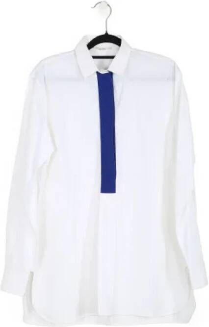 Celine Vintage Pre-owned Cotton tops White Dames