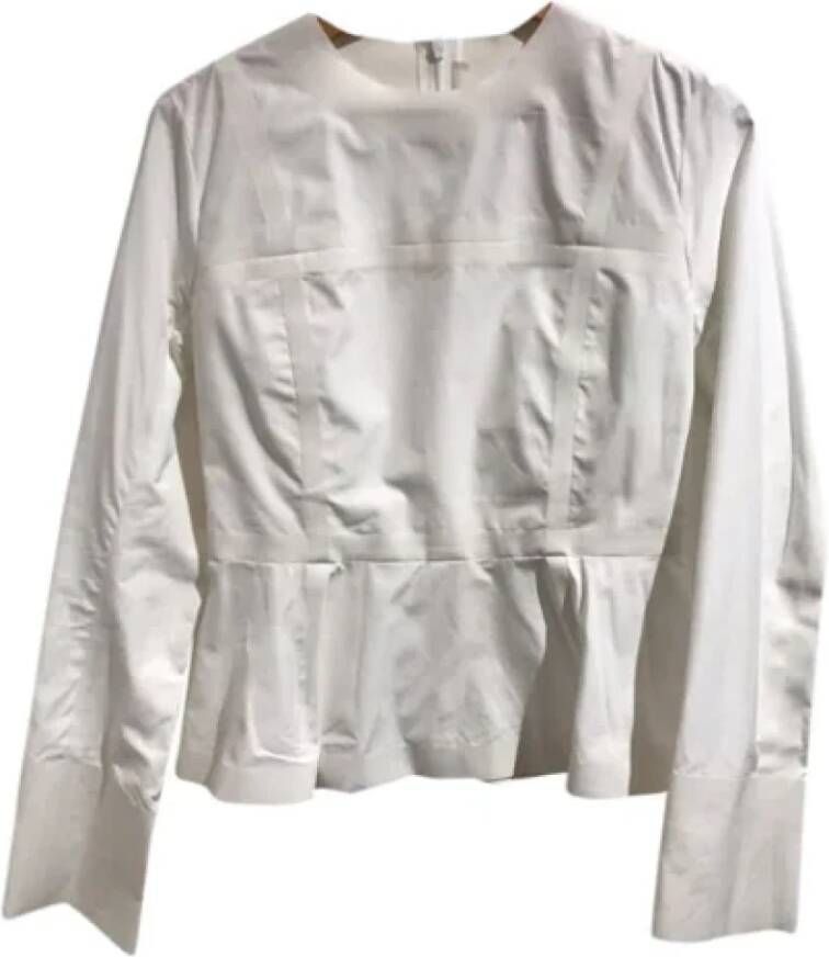 Celine Vintage Pre-owned Cotton tops White Dames