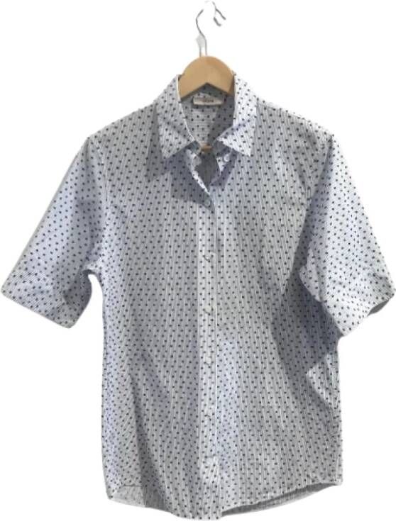 Celine Vintage Pre-owned Cotton tops White Dames