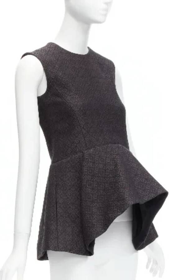 Celine Vintage Pre-owned Cotton tops Zwart Dames