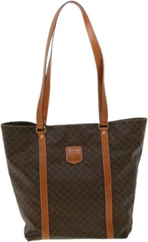 Celine Vintage Pre-owned Draagtas Bruin Dames