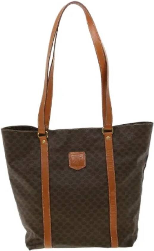 Celine Vintage Pre-owned Draagtas Bruin Dames