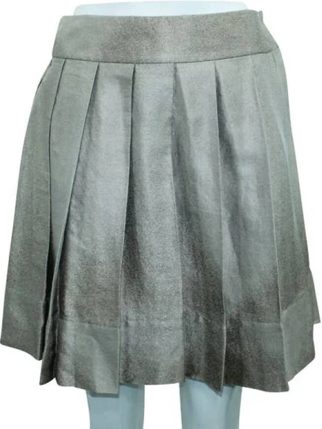 Celine Vintage Pre-owned Fabric bottoms Grijs Dames