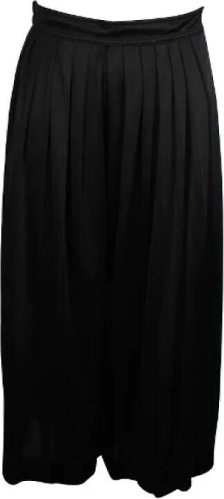 Celine Vintage Pre-owned Fabric bottoms Zwart Dames