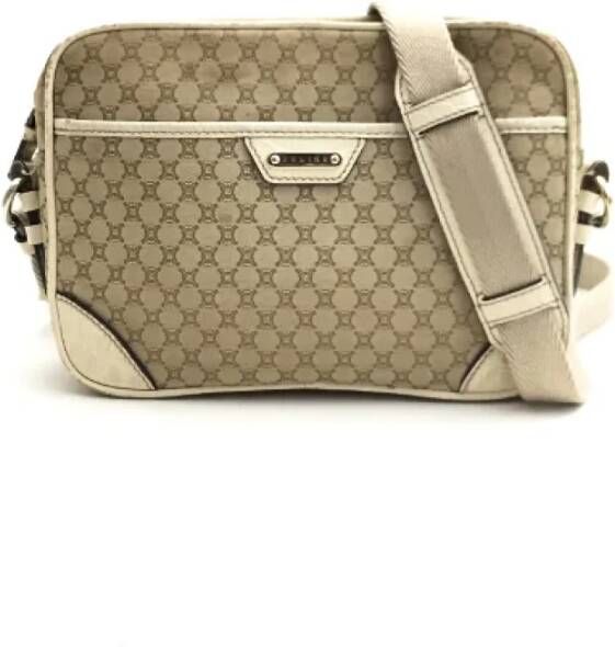 Celine Vintage Pre-owned Fabric celine-bags Beige Dames