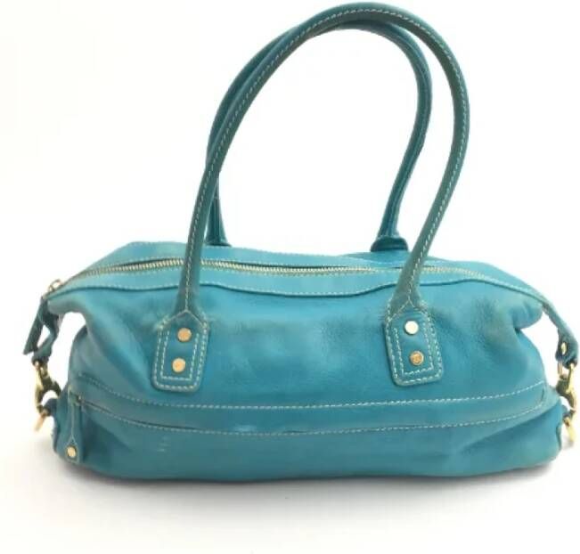 Celine Vintage Pre-owned Fabric celine-bags Blauw Dames
