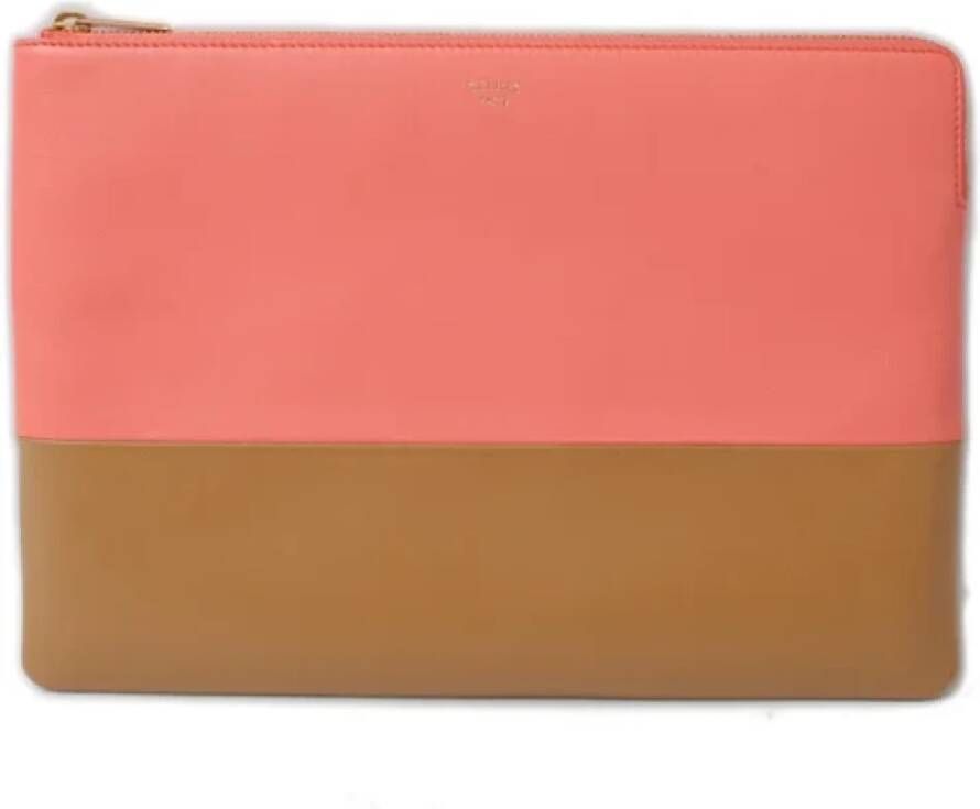 Celine Vintage Pre-owned Fabric celine-bags Roze Dames