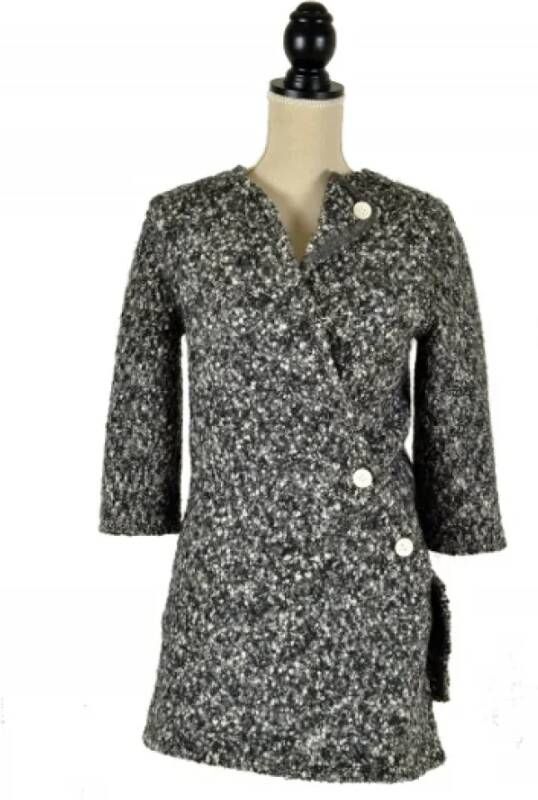 Celine Vintage Pre-owned Fabric outerwear Grijs Dames