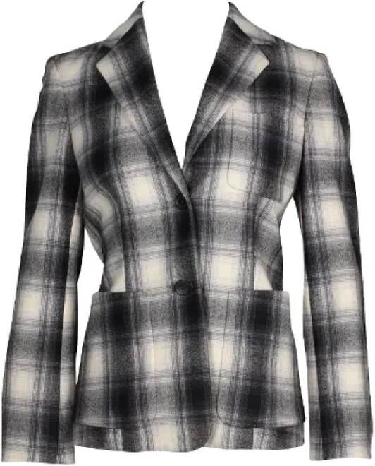 Celine Vintage Pre-owned Fabric outerwear Grijs Dames