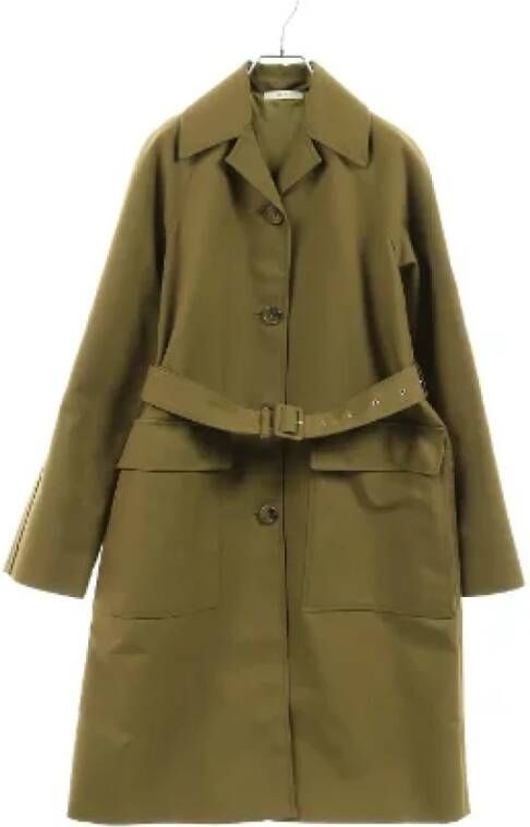Celine Vintage Pre-owned Fabric outerwear Groen Dames