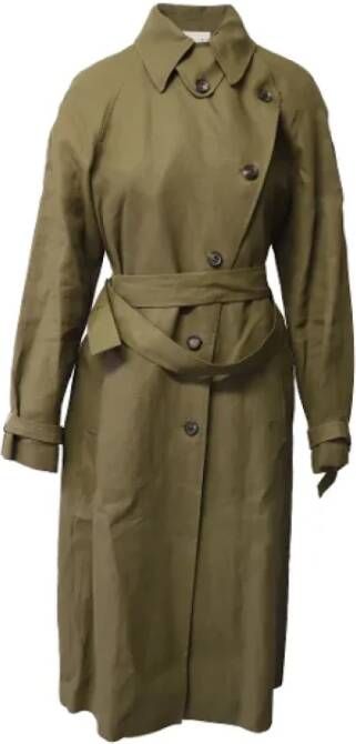 Celine Vintage Pre-owned Fabric outerwear Groen Dames