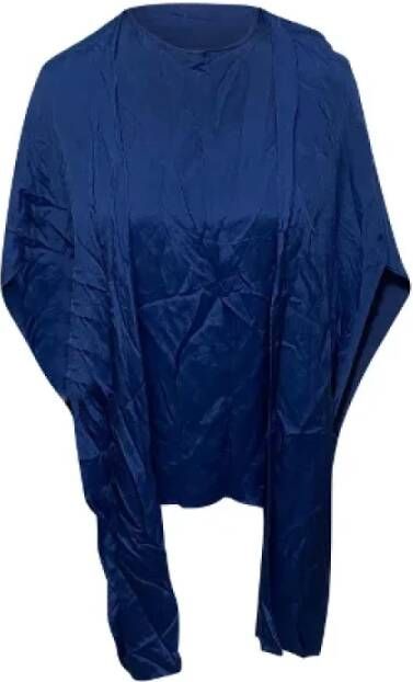 Celine Vintage Pre-owned Fabric tops Blauw Dames
