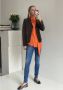 Celine Vintage Pre-owned Fabric tops Oranje Dames - Thumbnail 1