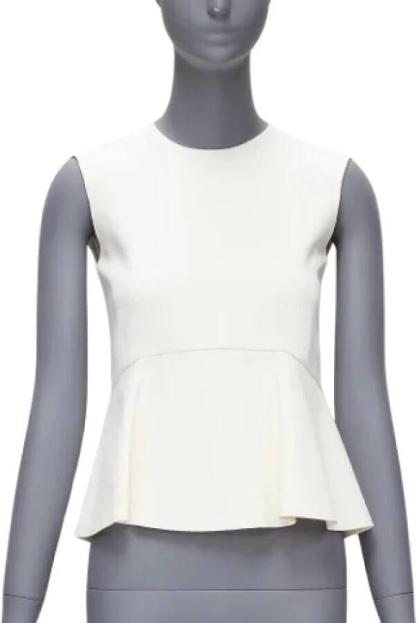 Celine Vintage Pre-owned Fabric tops Wit Dames