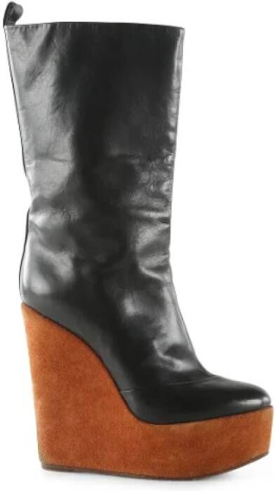 Celine Vintage Pre-owned Laarzen Zwart Dames