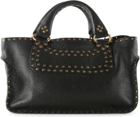 Celine Vintage Pre-owned Leather Bag Zwart Dames