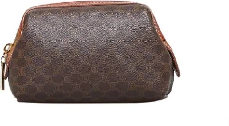 Celine Vintage Pre-owned Leather celine-bags Bruin Dames