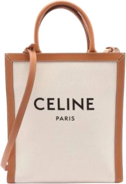 Celine Vintage Pre-owned Leather celine-bags Bruin Dames