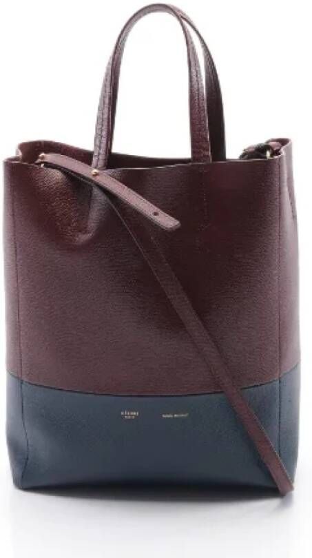 Celine Vintage Pre-owned Leather celine-bags Groen Dames
