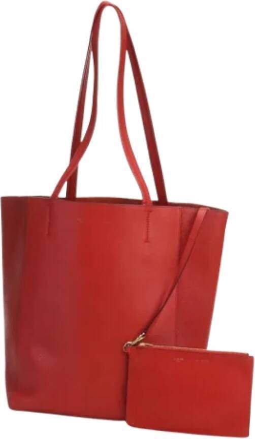 Celine Vintage Pre-owned Leather celine-bags Rood Dames