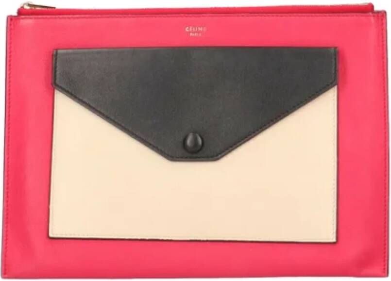 Celine Vintage Pre-owned Leather celine-bags Rood Dames