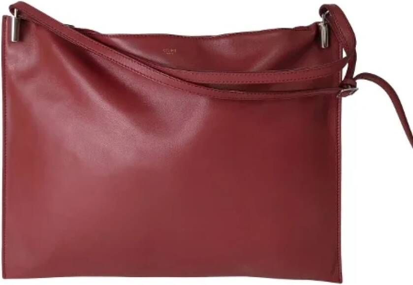 Celine Vintage Pre-owned Leather celine-bags Rood Dames