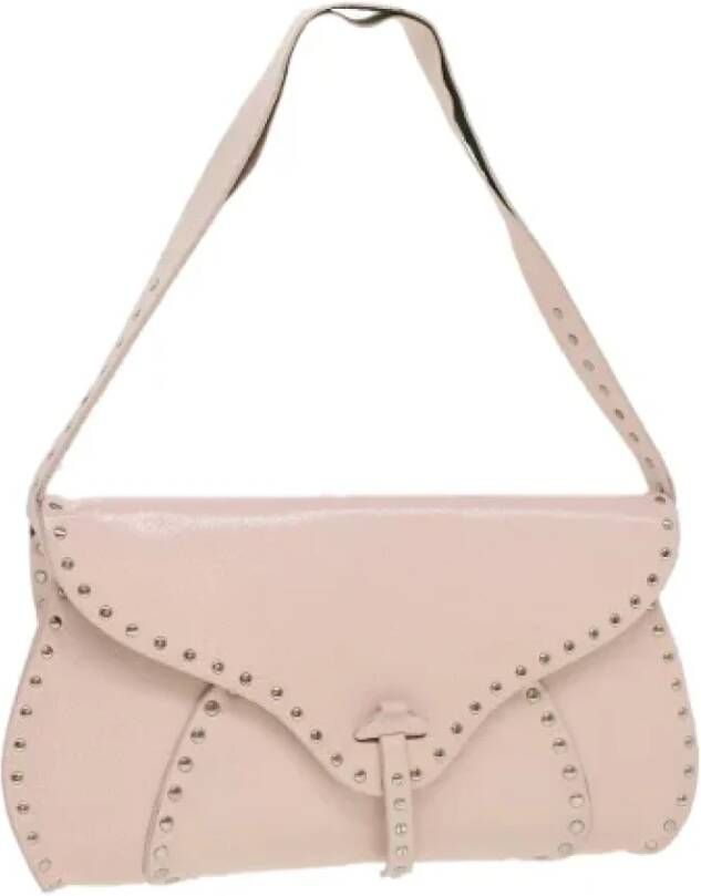 Celine Vintage Pre-owned Leather celine-bags Roze Dames