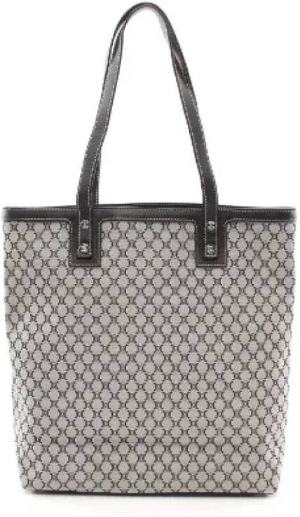 Celine Vintage Pre-owned Leather celine-bags Zwart Dames