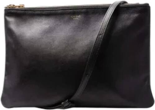 Celine Vintage Pre-owned Leather celine-bags Zwart Dames