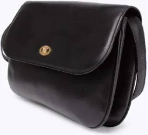Celine Vintage Pre-owned Leather celine-bags Zwart Dames