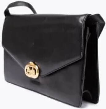 Celine Vintage Pre-owned Leather celine-bags Zwart Dames