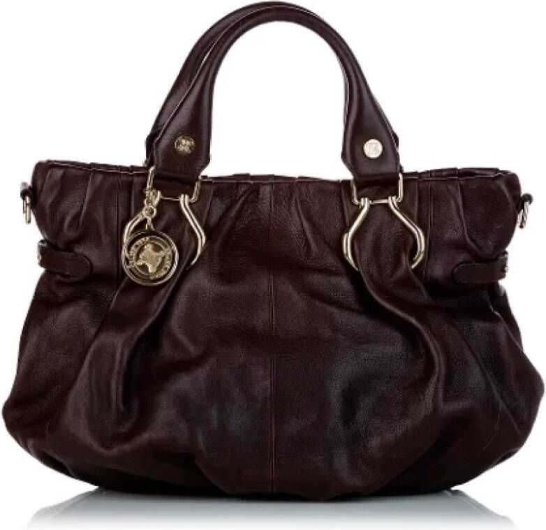 Celine Vintage Pre-owned Leather handbags Rood Dames