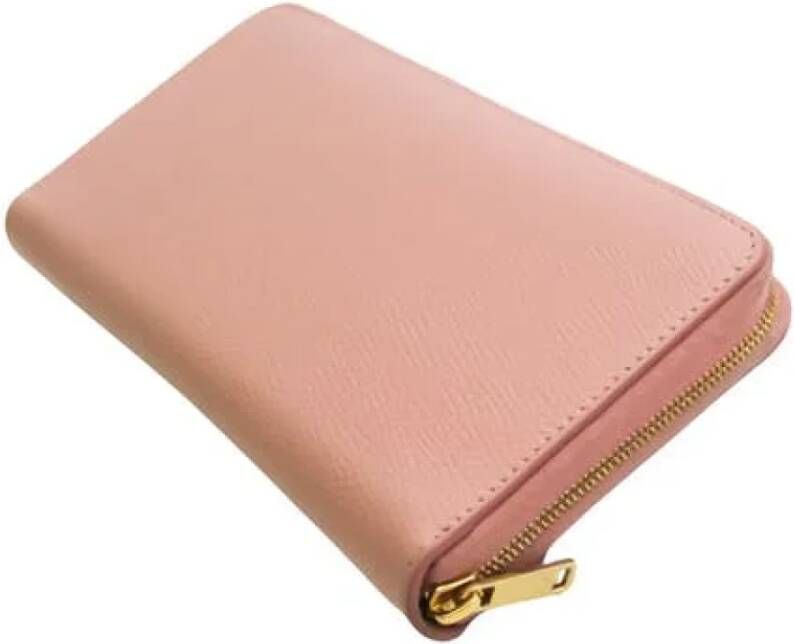Celine Vintage Pre-owned Leather wallets Roze Dames