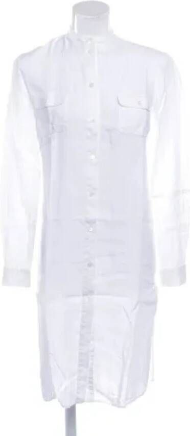 Celine Vintage Pre-owned Linen dresses Wit Dames