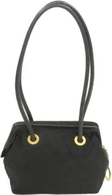 Celine Vintage Pre-owned Nylon celine-bags Zwart Dames