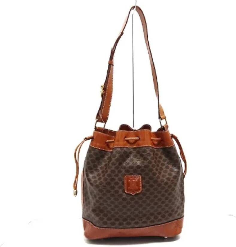 Celine Vintage Pre-owned Plastic celine-bags Bruin Dames