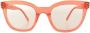 Celine Vintage Pre-owned Plastic sunglasses Oranje Dames - Thumbnail 1