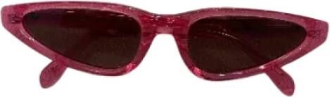 Celine Vintage Pre-owned Plastic sunglasses Roze Dames